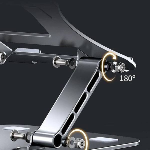 NNEIDS Adjustable Aluminum Laptop Stand - Foldable & Portable