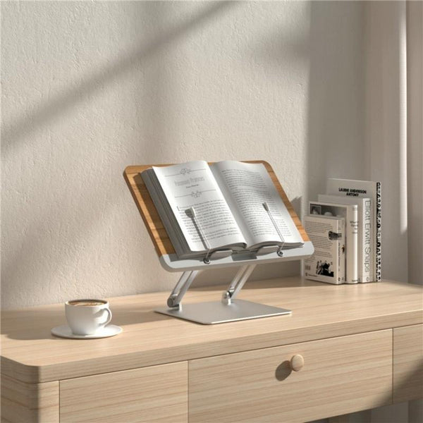 NNEIDS Adjustable Laptop Stand For Reading - Aluminum Alloy